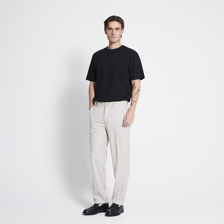 Straight dress pants "Aaron" Beige